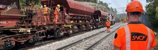 Au coeur du remplacement d'aiguillages ferroviaires à Plombières-lès-Dijon 